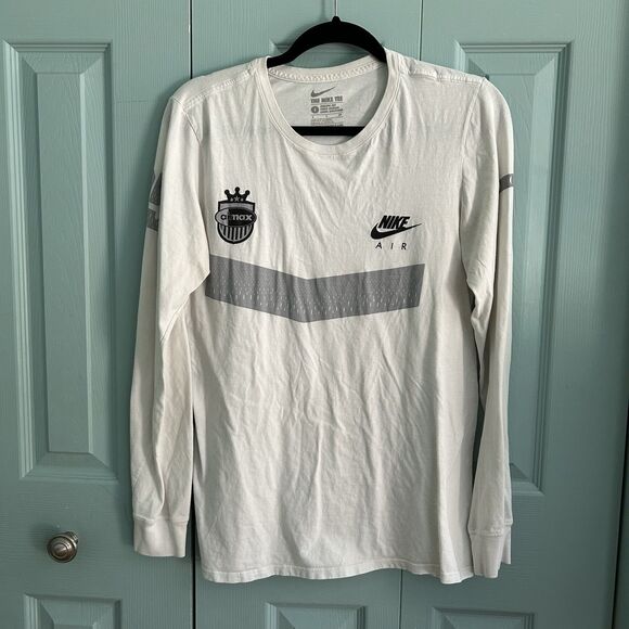Nike Air Max 95 Men’s White Long Sleeve T-Shirt Small - Picture 1 of 8